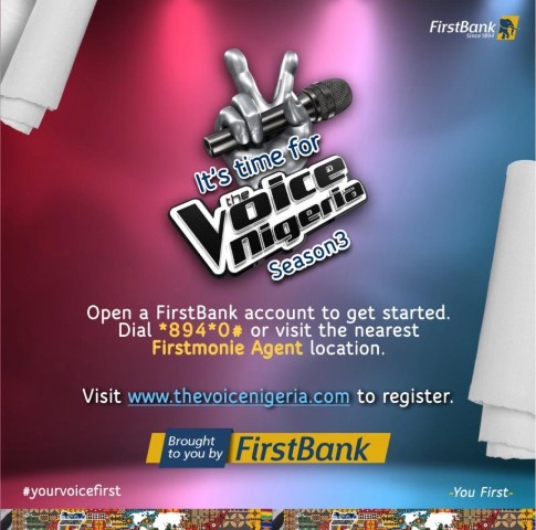 FirstBank Partners Un1ty Nigeria, Promotes Growth Of The Nigerian Music With the Voice Nigeria Season 3