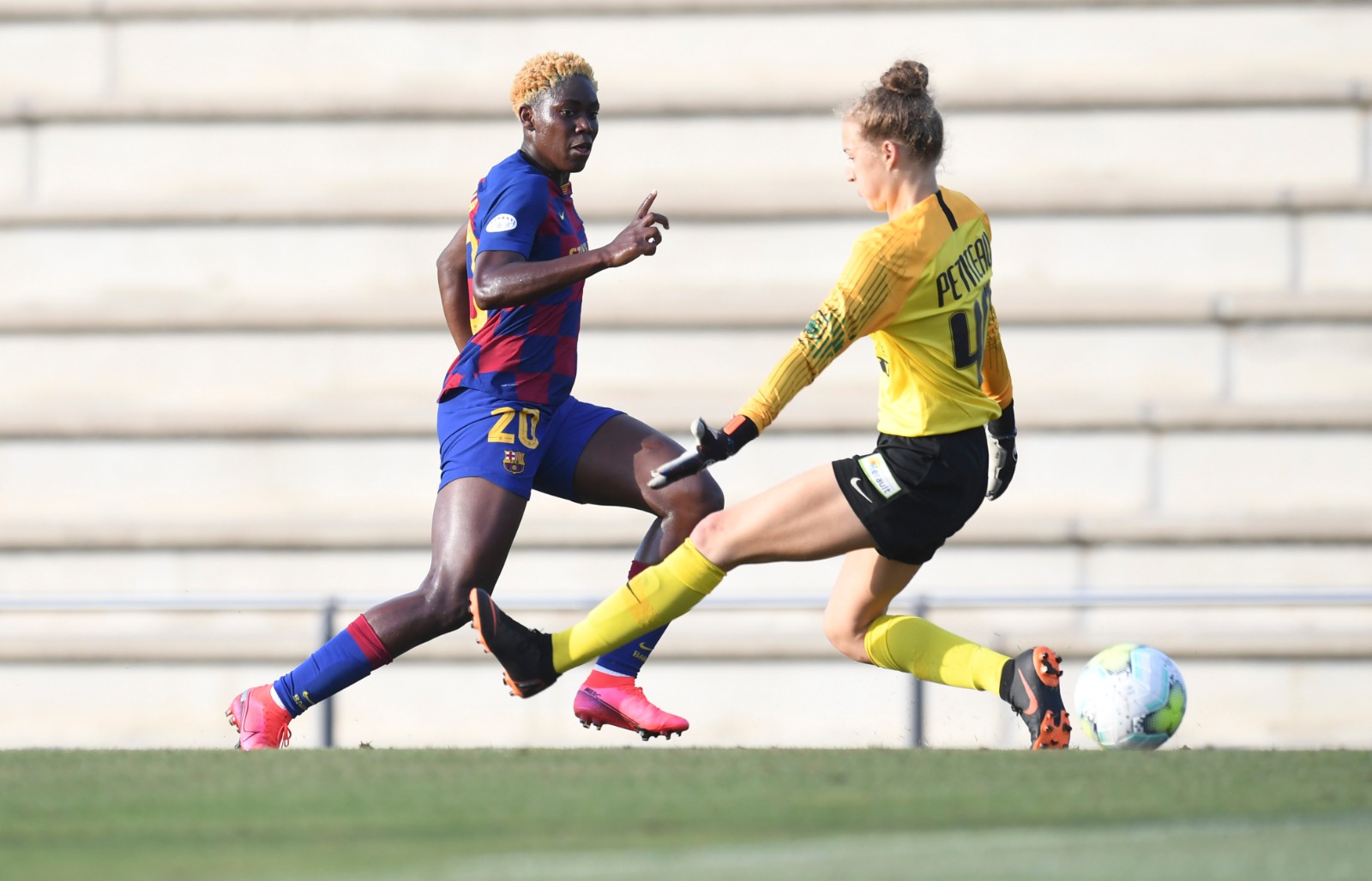 Oshoala Bags Brace In Barcelona Friendly Win Vs Montpellier