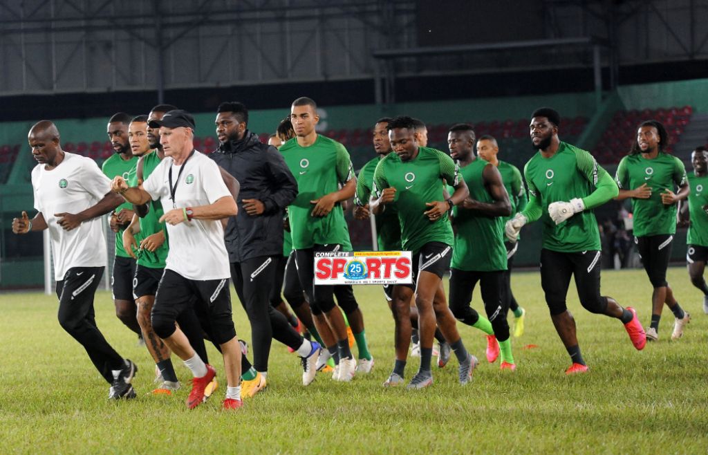 2021 AFCON Qualifier: Super Eagles Players Test Negative For Covid-19 