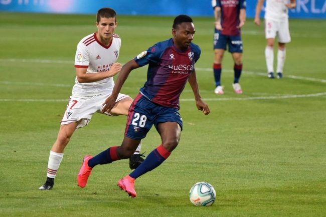 Laliga: Nwakali Subbed On Late In Huesca’s Home Draw Vs Eibar