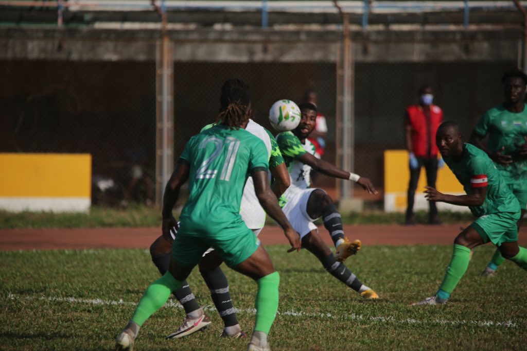 2022 AFCON Qualifier: Super Eagles, Leone Stars Draw In Freetown; Nigeria Still Top Group L