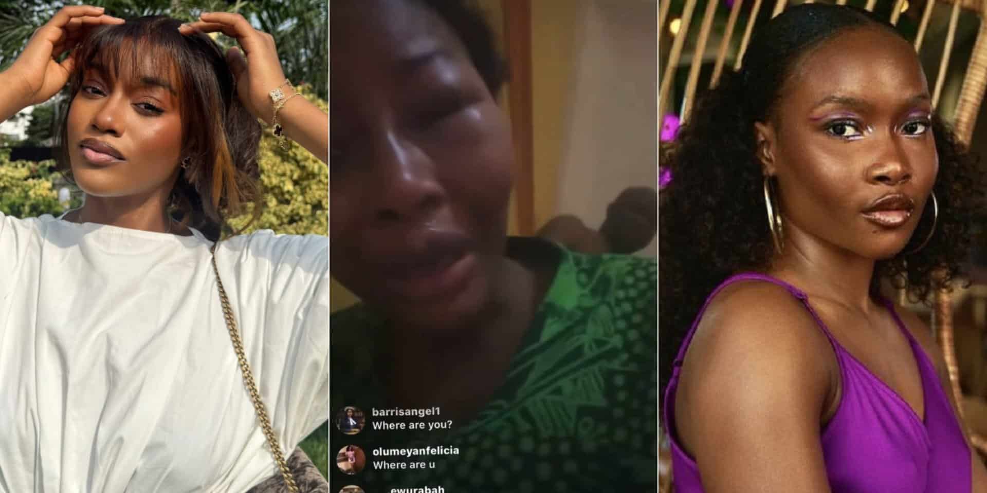 L-R Former BBNaija Housemates, Beauty Tukura and Ilebaye Odiniya