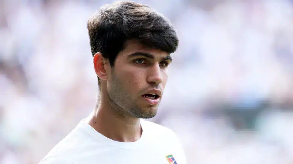 File photo of Two-time Wimbledon champion Carlos Alcaraz