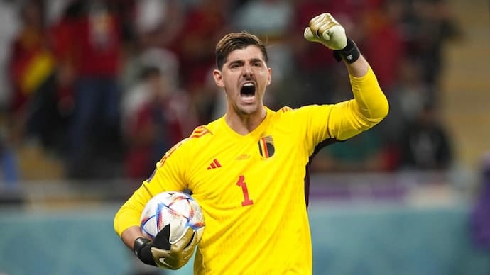 Belgium goalkeeper Thibaut Courtois