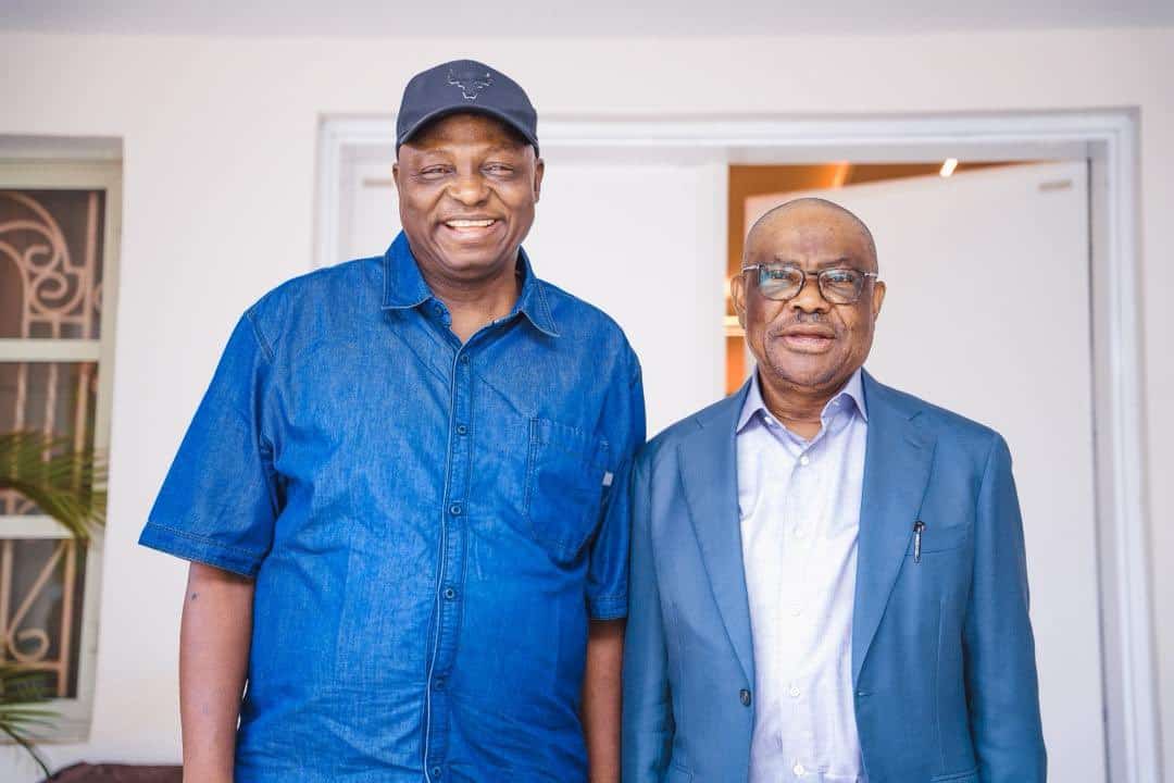 Prof. Nentawe Yilwatda and Nyesom Wike