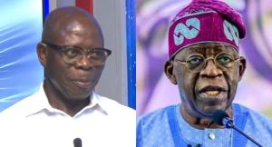 Senator Adams Oshiomhole and President Bola Tinubu