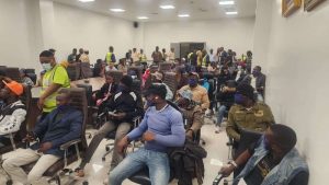 Nigerian returnees from South Africa