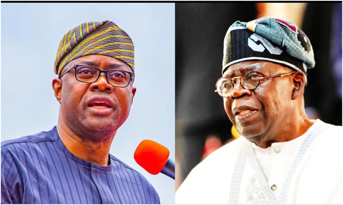 Seyi Makinde and Bola Tinubu